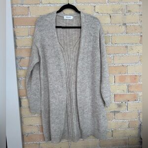 Indie & Cold Wool Long Cardigan